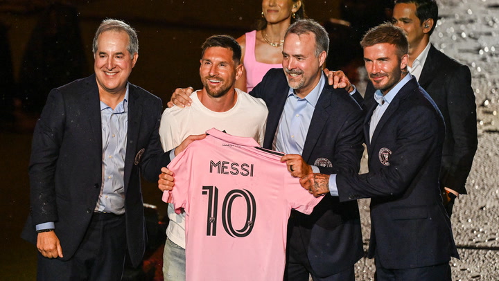 Lionel Messi 'excited and happy' to be at Inter Miami as he's unveiled to fans
