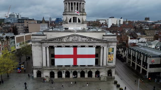 St George’s flag claimed to be largest in country flies in Nottingham