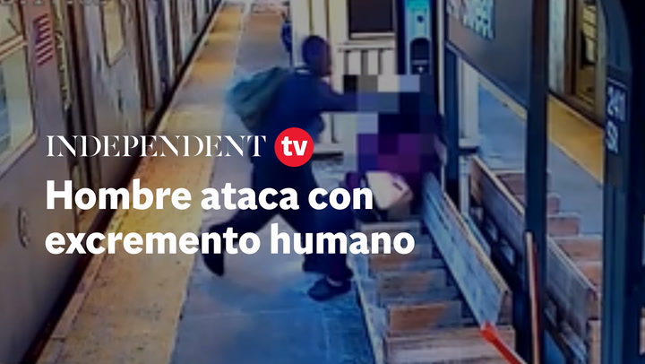 Hombre ataca con excremento a mujer en estación del metro de Nueva York