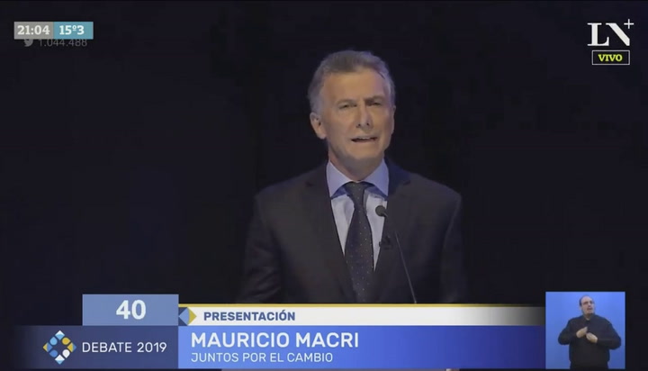 Presentación Mauricio Macri