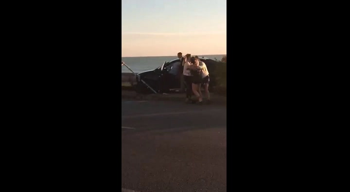 Mar del Plat:a un automovilista provocó despiste y arrolló a una joven en Playa Chica