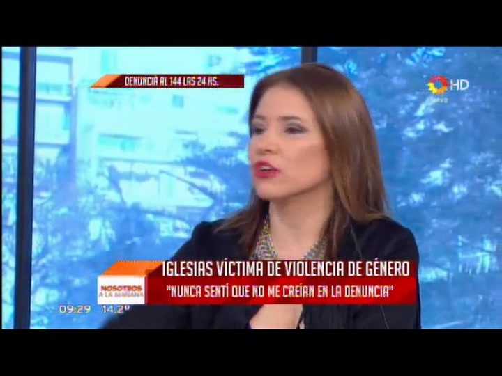 Fernanda Iglesias habla sobre su caso de violencia