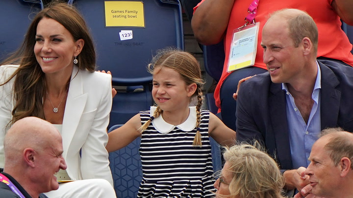 Princess Charlotte reveals gymnastics is her favourite sport during Commonwealth Games visit