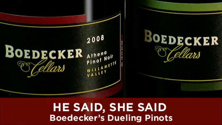 He Said, She Said: Two Boedecker Pinots