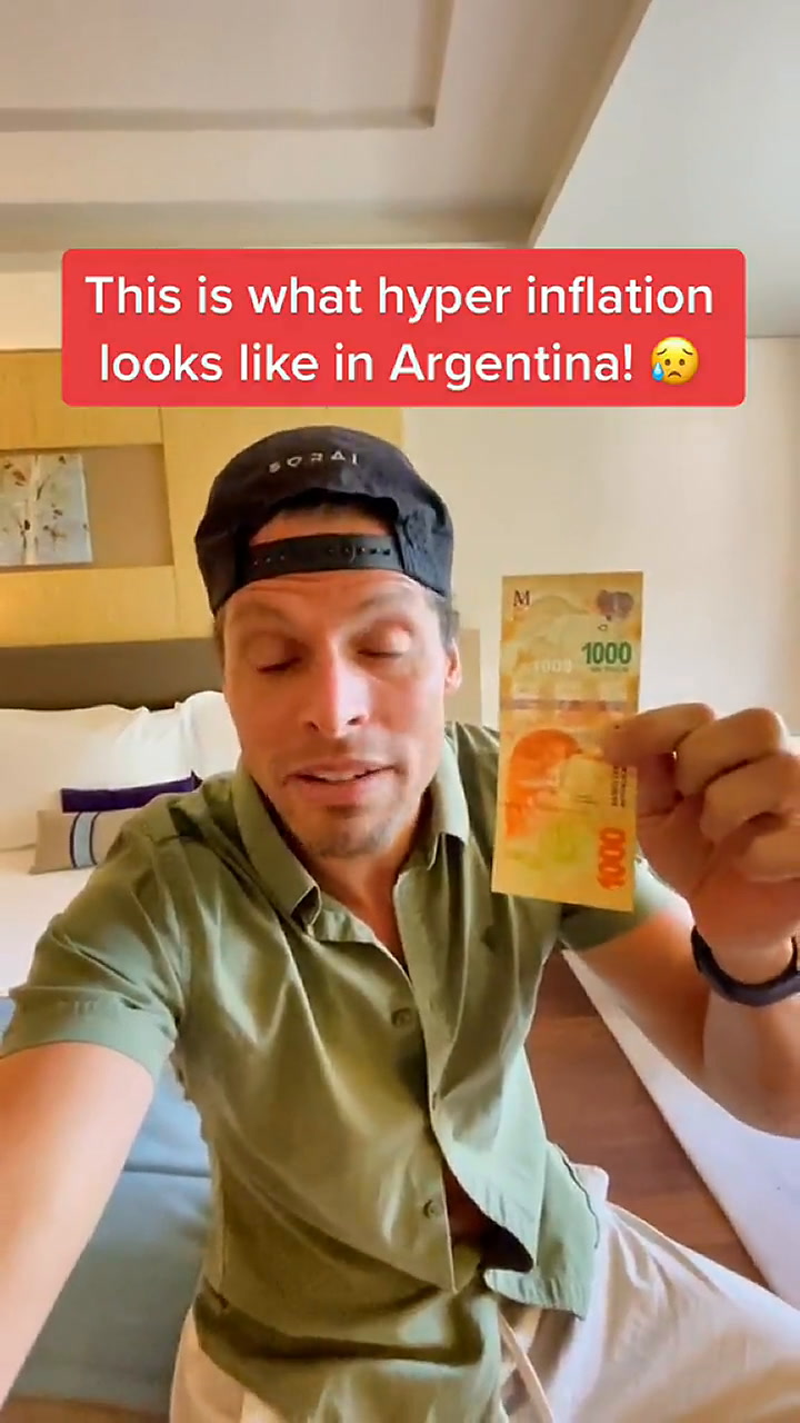 Un turista habló de la inflación en la Argentina y provocó cientos de críticas