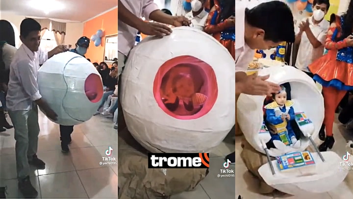 TikTok: Padres celebran cumpleaños a su bebé al estilo Dragon Ball Z y lo  hacen entrar en cápsula saiyajin | VIDEOS 