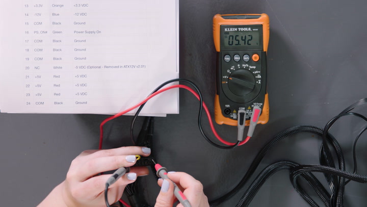 5 piece multimeter test cord high quality long life sustainable use 