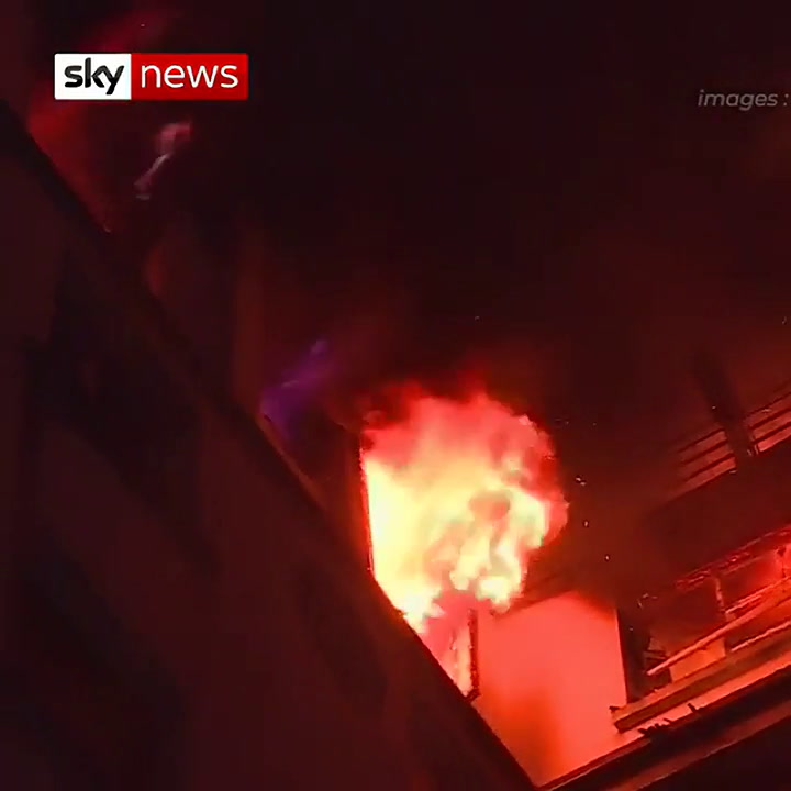 Incendio en París - Fuente: Sky News