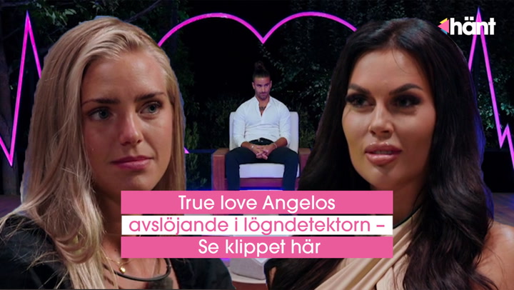 True love-Angelos avslöjande i lögndetektorn – Se klippet här