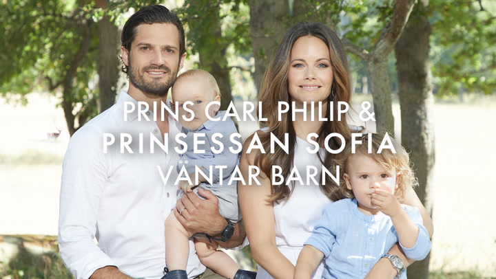 Prins Carl Philip och Prinsessan Sofia väntar barn