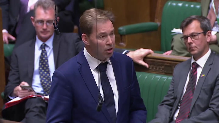 Tory MP Tobias Ellwood heckled by own party as he attacks Johnson over Sue Gray report