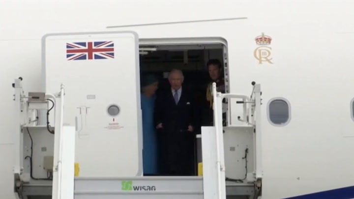King Charles and Camilla arrive in Berlin for first state visit as monarch