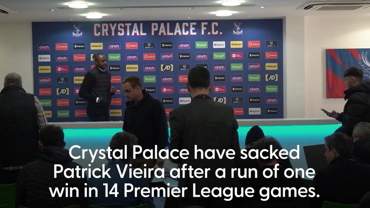 Patrick Vieira Sacked As Crystal Palace Manager Original