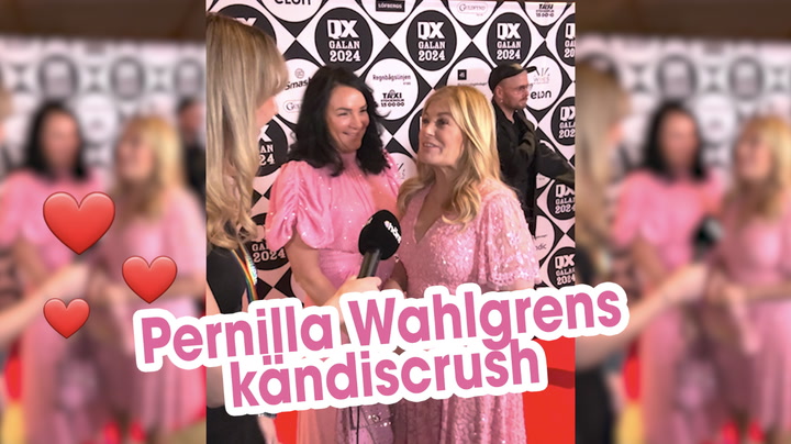 Pernilla Wahlgren avslöjar sin kändiscrush