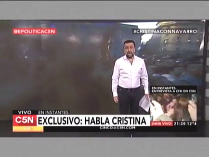 Habló Cristina: 'No quiero que le vaya mal al gobierno' - Fuente: C5N