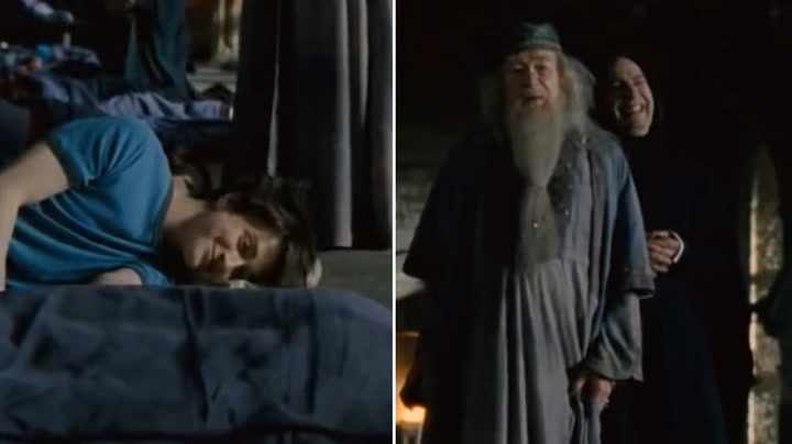 Michael Gambon and Alan Rickman prank Daniel Radcliffe on set of Harry Potter