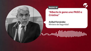 Anibal Fernández: "Alberto le gana una PASO a Cristina"