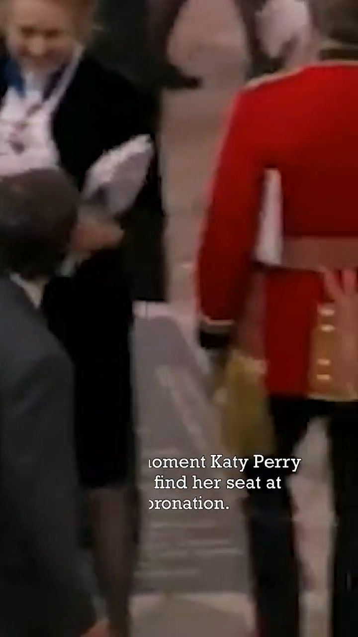 La perlita de Katy Perry en la coronación de Carlos III