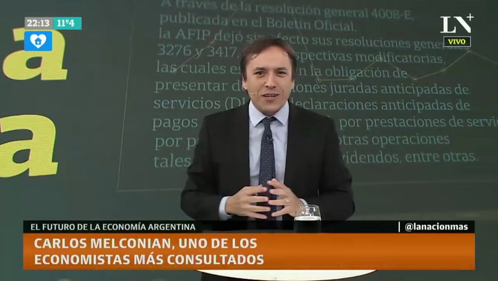 Carlos Melconian: 'Argentina va ineludiblemente a una mayor inflación'