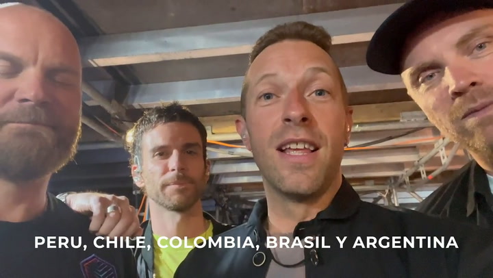 Coldplay agradece a los fans argentinos
