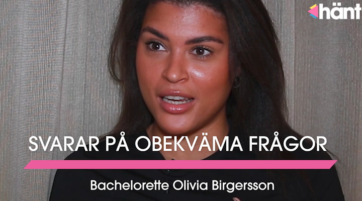 Bachelorette Olivia Birgersson i heta stolen