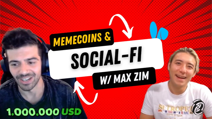 Maximilian talks Memecoins and SocialFi - This Time Will Be Different