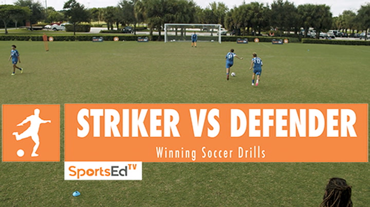 STRIKER VS DEFENDER - Winning Soccer Drills