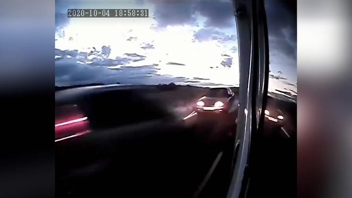 Moment drug-driver twice over limit crashes head-on into car