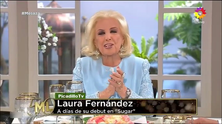 Susana Giménez le dio su aprobación a Laurita Fernández para Sugar