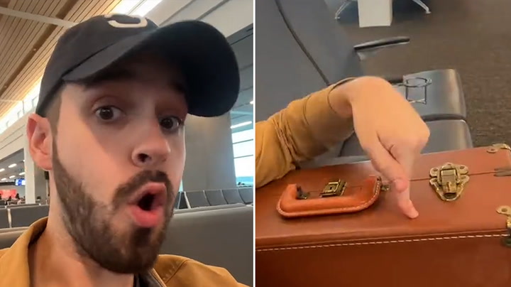 Man stopped by airport security claims 'my grandma is trying to get me arrested'