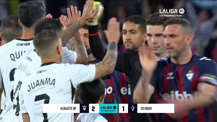 Albacete 2-1 Eibar: resumen y goles | LaLiga Hypermotion (J37)