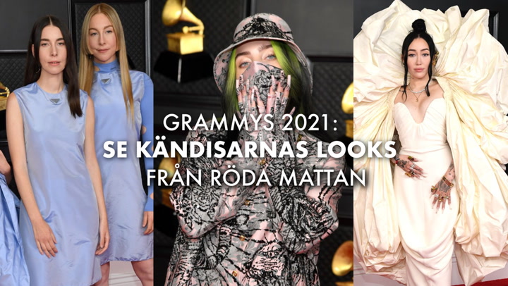 Grammys 2021: Se kändisarnas looks från röda mattan