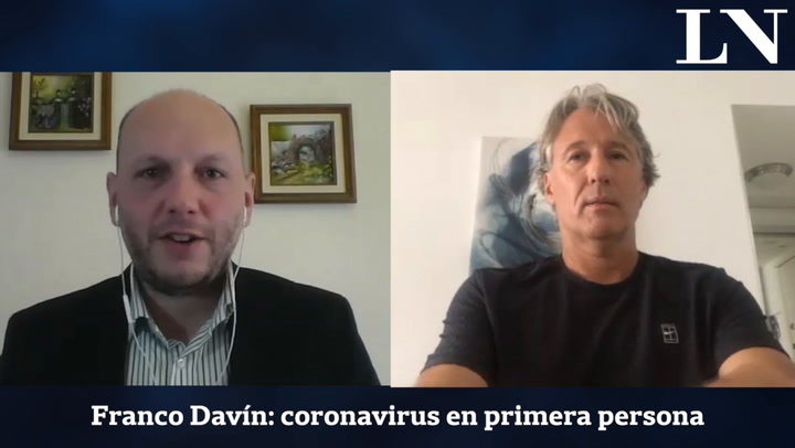Franco Davín: coronavirus en primera persona