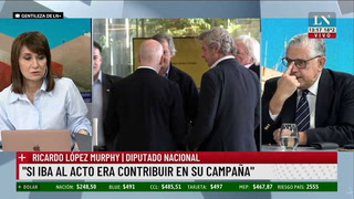 Ricardo López Murphy explicó por qué no estuvo en la foto de Horacio Rodríguez Larreta con los precandidatos porteños de Juntos por el Cambio