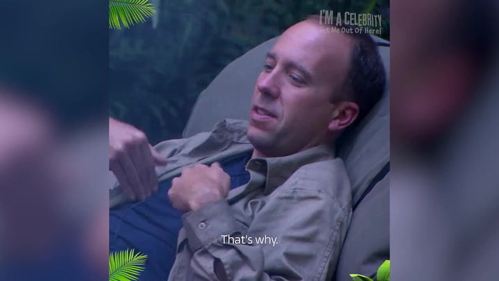 Matt Hancock admits breaking his own Covid guidance, 'but not any laws', on I'm a Celeb