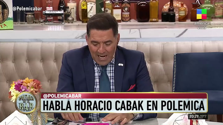 Horacio Cabak habló tras los rumores en torno a su separación: 'Lo lamento' - Fuente: América TV