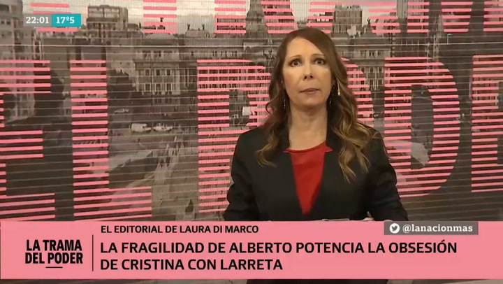 Editorial Laura Di Marco - La fragilidad de Alberto potencia la obsesión de Cristina con Larreta
