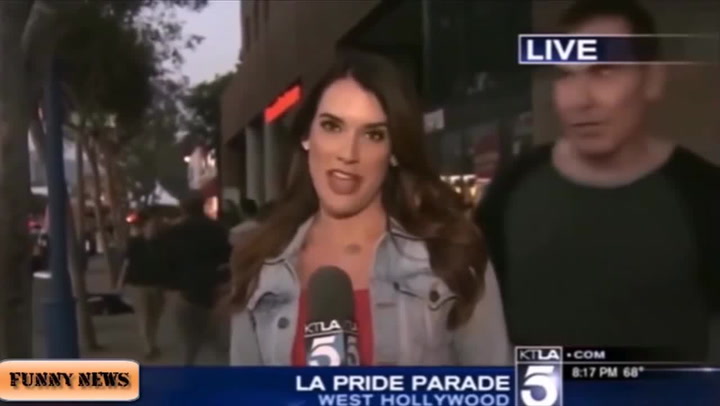 You are so f***ing hot' TV reporter gets huge shock live on air - Daily Star