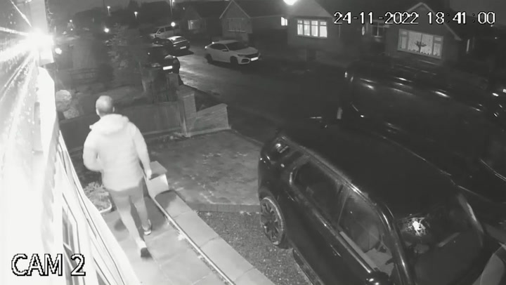 CCTV shows moment killer shoots man after lurking outside his home for 10 hours