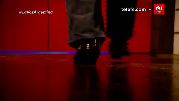 La performance de Pablo Carrasco en las audiciones a ciegas de La Voz - Fuente: Telefe