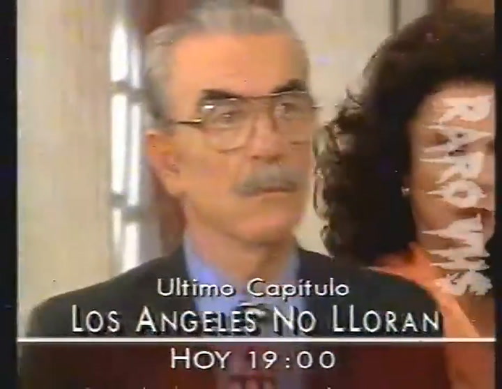 Publicidad telenovela 'Los Ángeles no lloran' (1996) - Fuente: Youtube Archivo RaroVHS