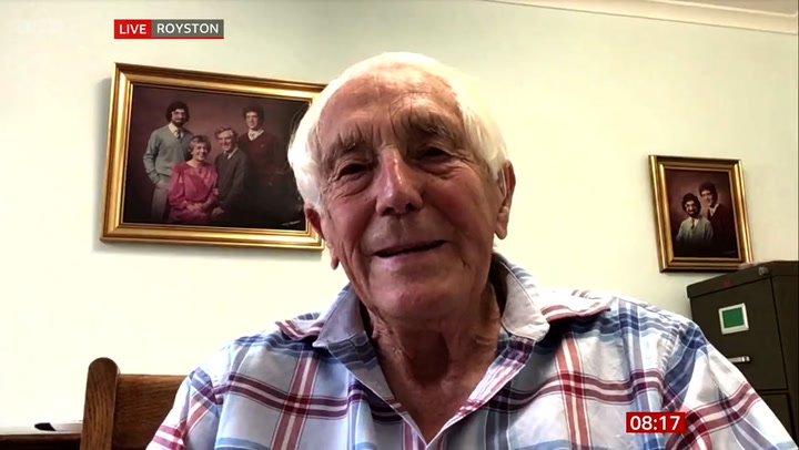 GCSE Results: 92-year-old pensioner reveals maths result on air