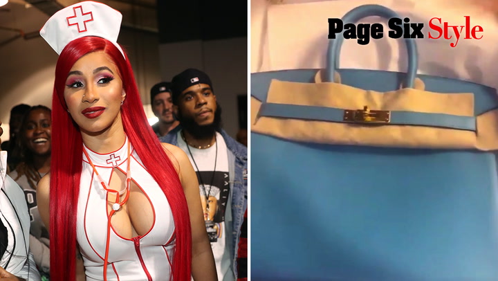 Kylie Jenner gifts Cardi B a blue Birkin bag for her birthday