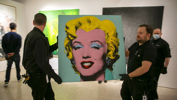 Retrato de Marilyn Monroe se vende por 195 millones en subasta