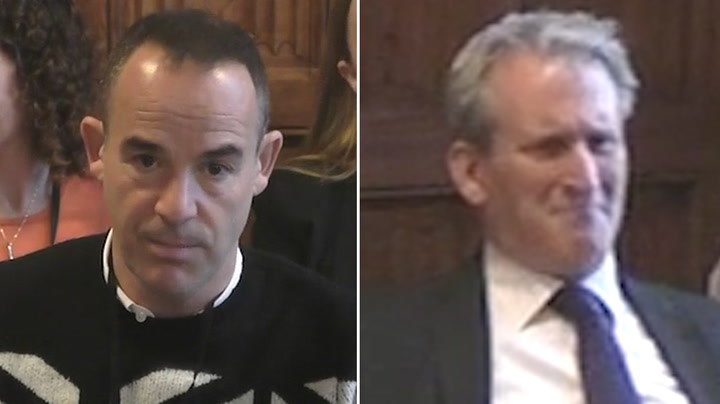 Tory minister pulls faces as Martin Lewis criticises government during hearing