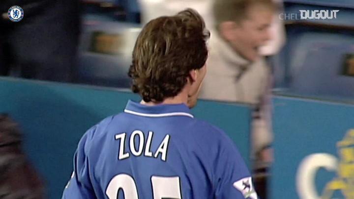 Gianfranco Zola's incredible back-heel volley vs Norwich