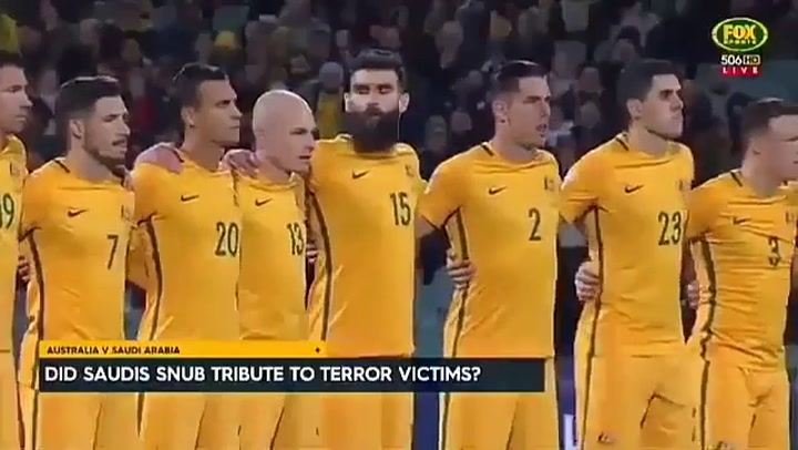El homenaje por los atentados terroristas que los futbolistas de Arabia Saudita no respetaron