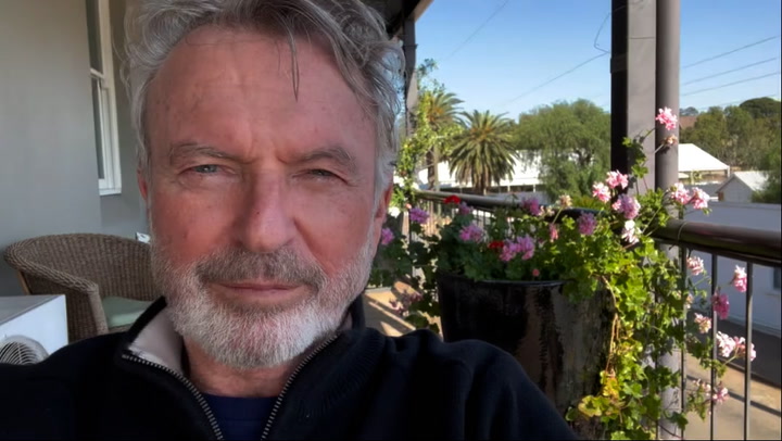 Sam Neill urges fans 'please stop worrying' as actor shares cancer update