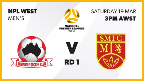 19 March - Round 1 NPL West Mens - Armadale SC v Stirling Macedonia FC