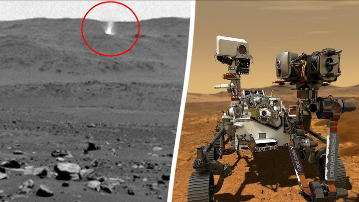 Rover captures one-mile-high whirlwind on Mars